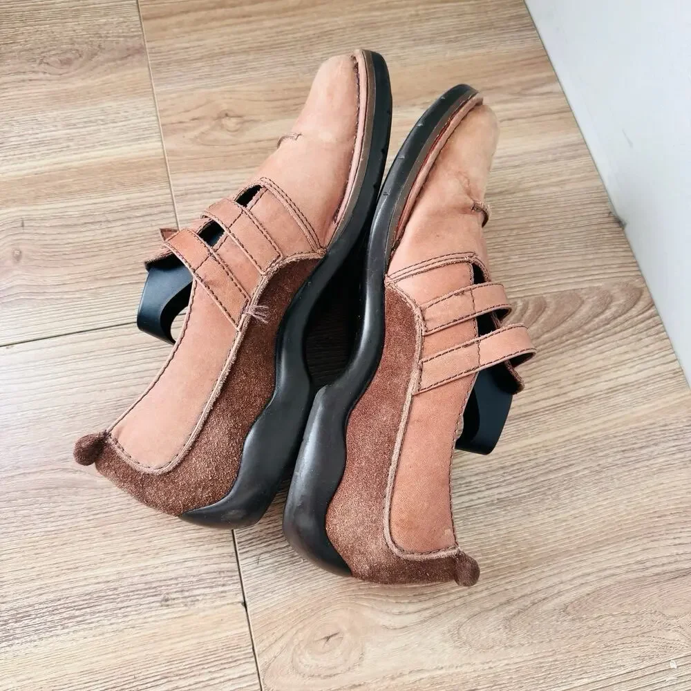 Dansko Tan Leather Slip On Shoes Women’s Size 9.5